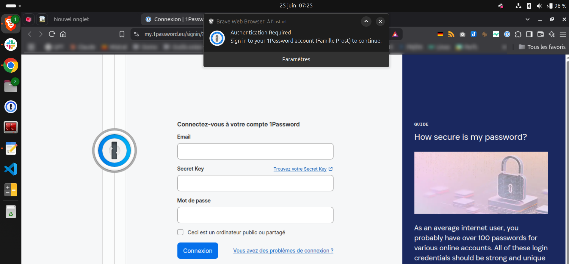 1Password extension always opens a login page while linked to the app |  1Password Community